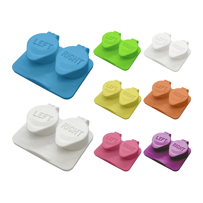 Contact Lenses Case - Compact Size, Colorful, Leak-Proof Flip-Top Lid - 10-Pack Questions & Answers