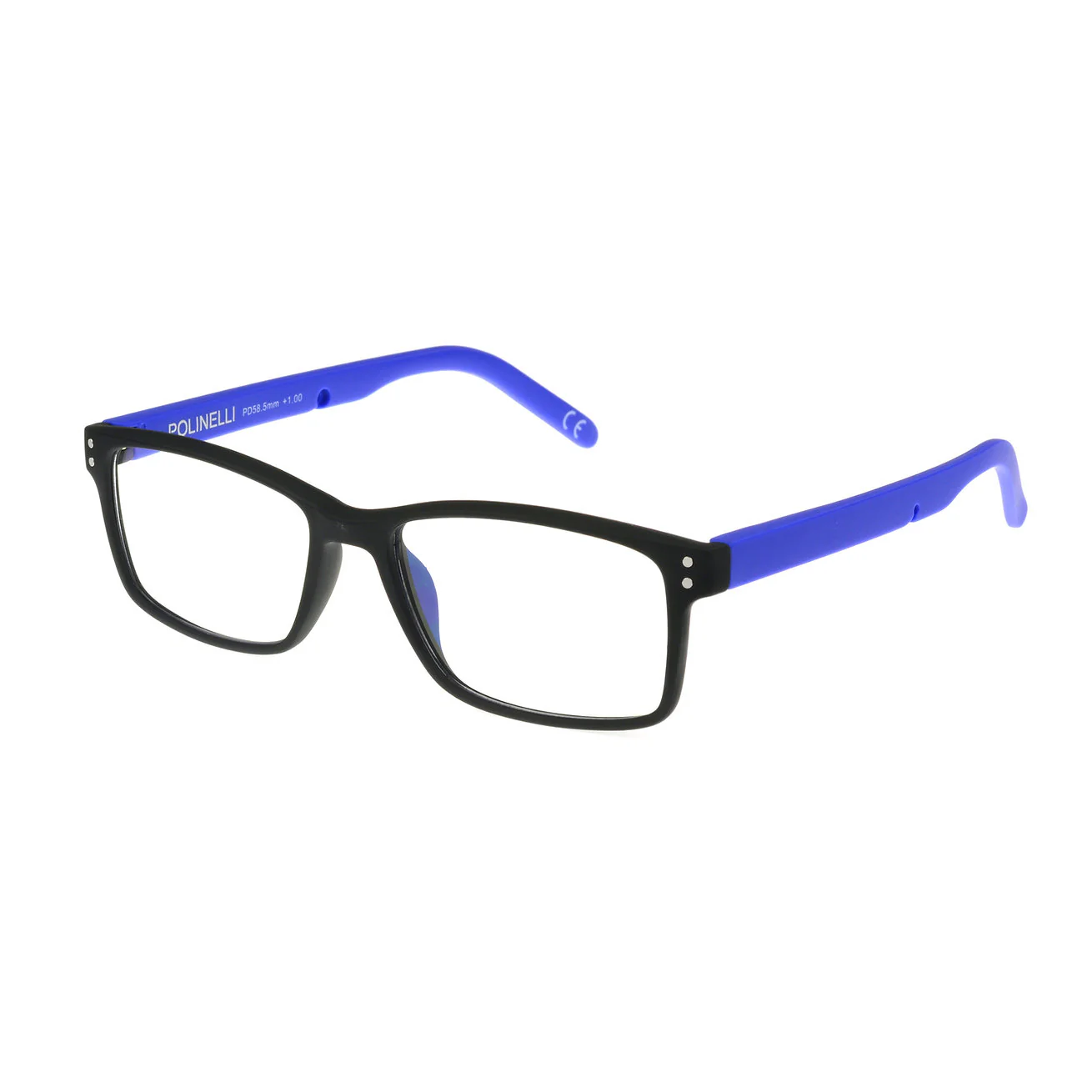 Polinelli Reading Eyeglasses With BluePro Technology - Model P100 Black/Blue Questions & Answers